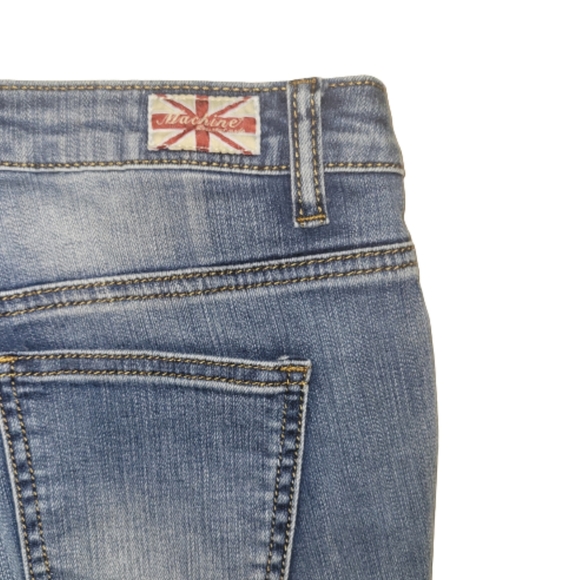 Machine Skinnny Jeans Mid Rise Ripped Destroyed Size 28/6 - Picture 7 of 9